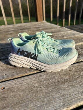 Hoka Womens Rincon 3 Running Shoes Size 7 Blue / Purple Sneakers